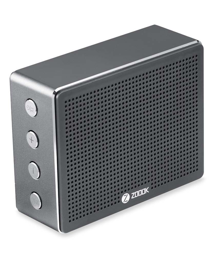     			Zoook Rocker Chrome Metal Body Bluetooth Speaker with TF Card