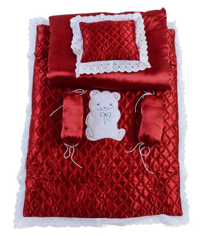 red baby bedding
