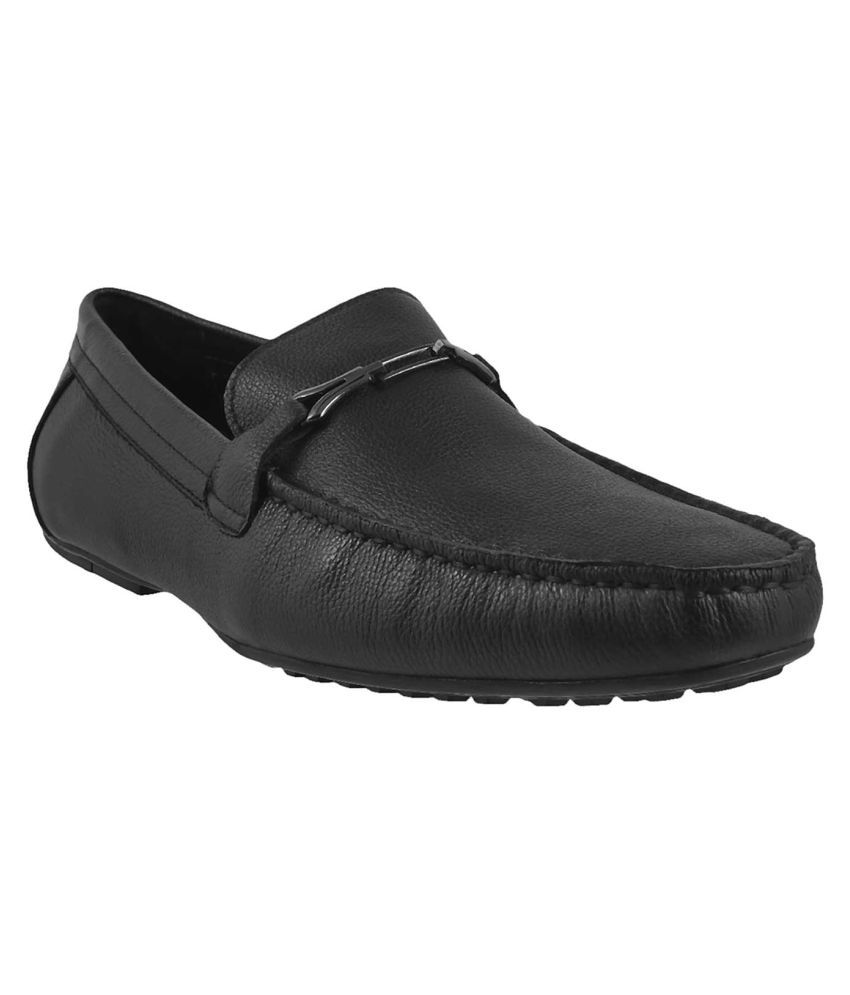 J Fontini BLACK Loafers - Buy J Fontini BLACK Loafers Online at Best ...