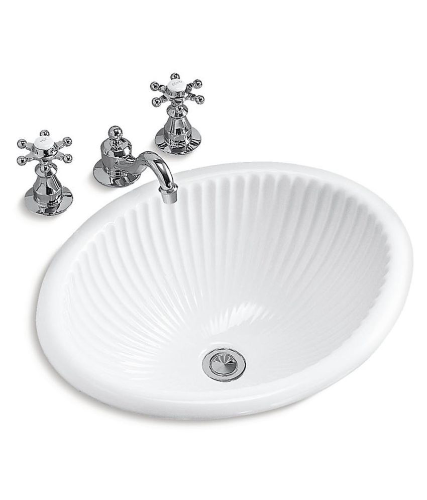 Buy Kohler White Ceramic Under Counter Wash Basins Online at Low Price in India Snapdeal