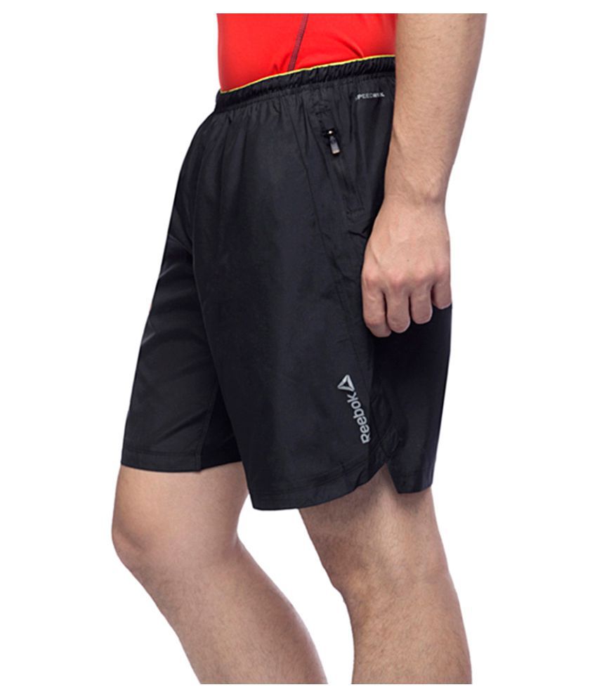 Reebok Black Polyester Shorts - Buy Reebok Black Polyester Shorts