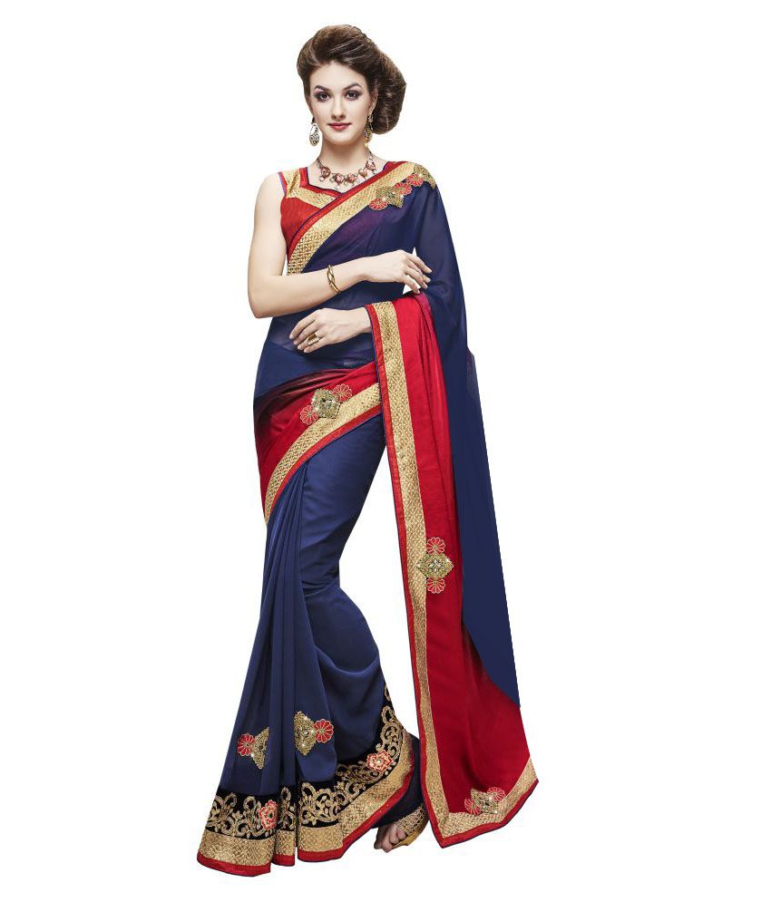 Bahubali Blue And Red Georgette Saree Buy Bahubali Blue And Red Georgette Saree Online At Low Price Snapdeal Com 8,399 likes · 4 talking about this. snapdeal