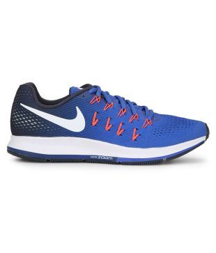 nike air zoom pegasus 33 blue running shoes