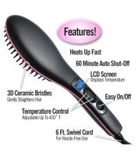 Mahekas Simple Straight Hair Straightener ( Black )