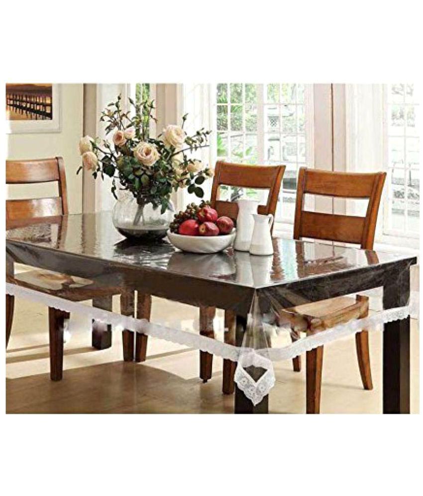     			Griiham 6 Seater Transparent PVC Single Table Covers