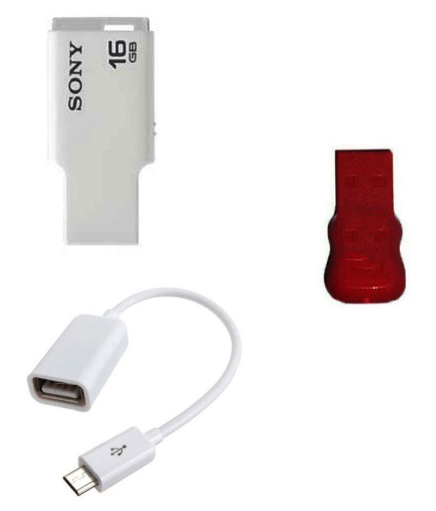     			Sony USM16M1 16GB USB 2.0 Utility Pendrive White