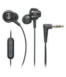 Audio Technica ATH-COR150ISBK On Ear Wired Headphones With Mic Black