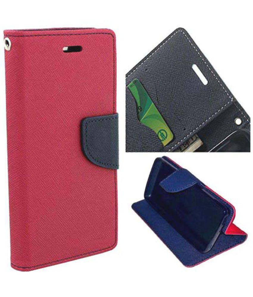 Samsung Galaxy Trend Flip Cover by Red Plus Mercury - Pink - Flip ...