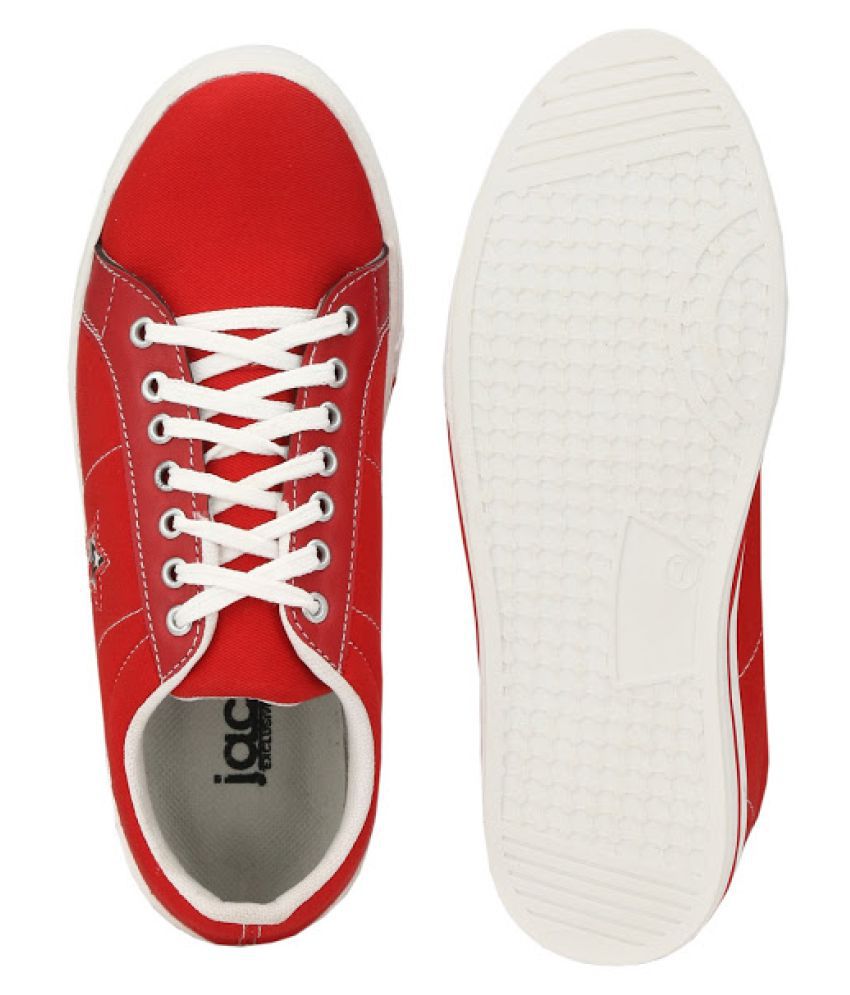 R M Shoes Sneakers Red Casual Shoes - Buy R M Shoes Sneakers Red Casual ...