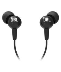 JBL C100SI In Ear Wired Earphones With Mic Black
