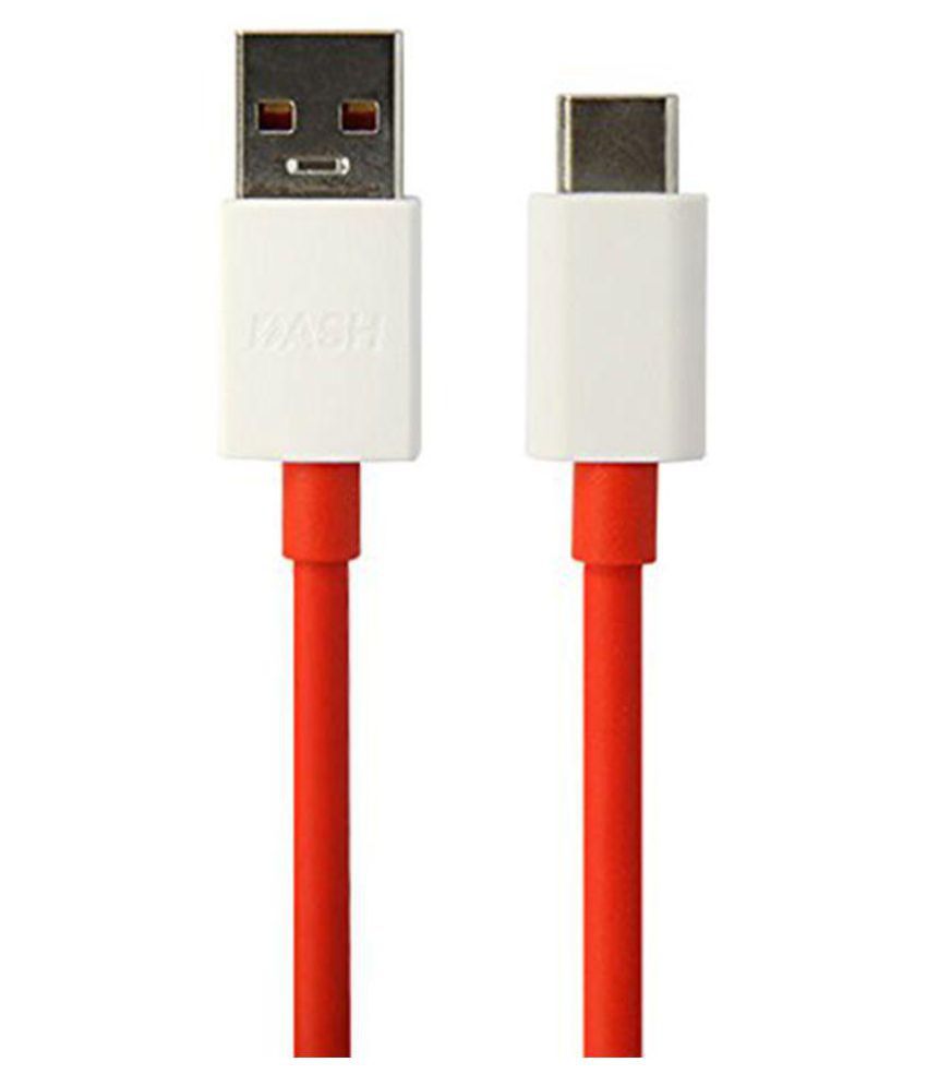 OnePlus Type C Cable Red - 1 Meter - All Cables Online at Low Prices | Snapdeal India