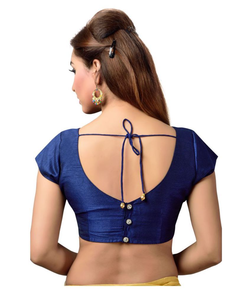 v shaped blouse design