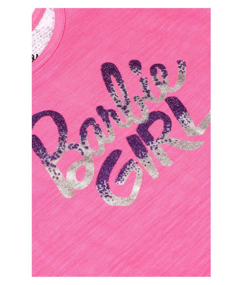 barbie t shirt pink