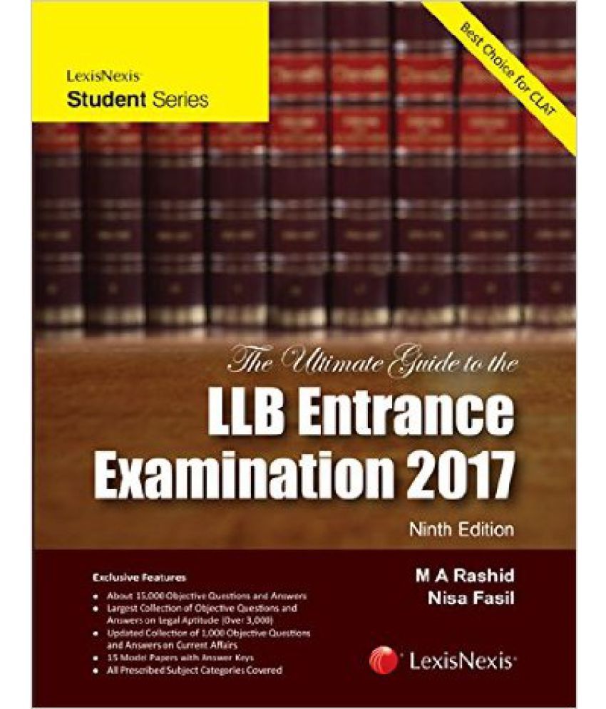     			LLB ENTRANCE EXAM 2017(NINTH/E)