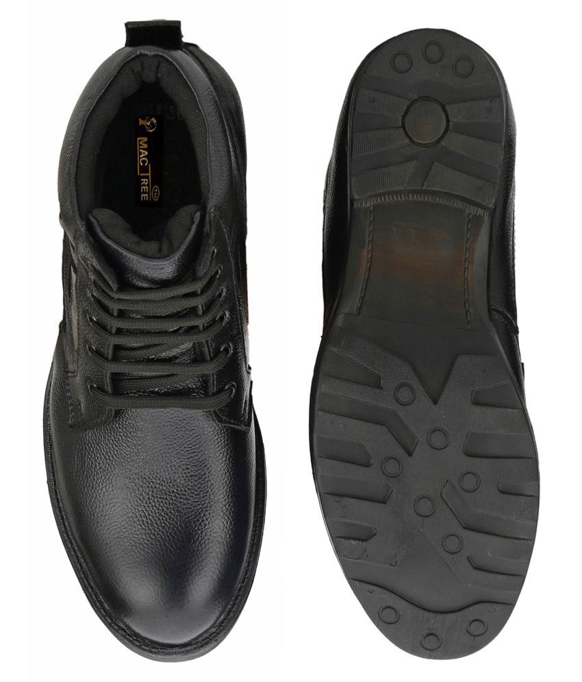 mactree black boots