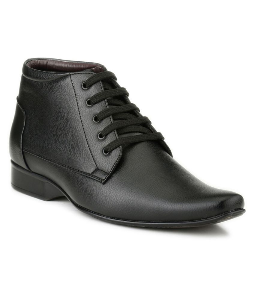 mactree black formal shoes