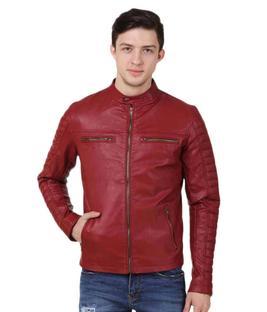 Fashion Express Maroon Casual Jacket - Buy Fashion Express Maroon ...