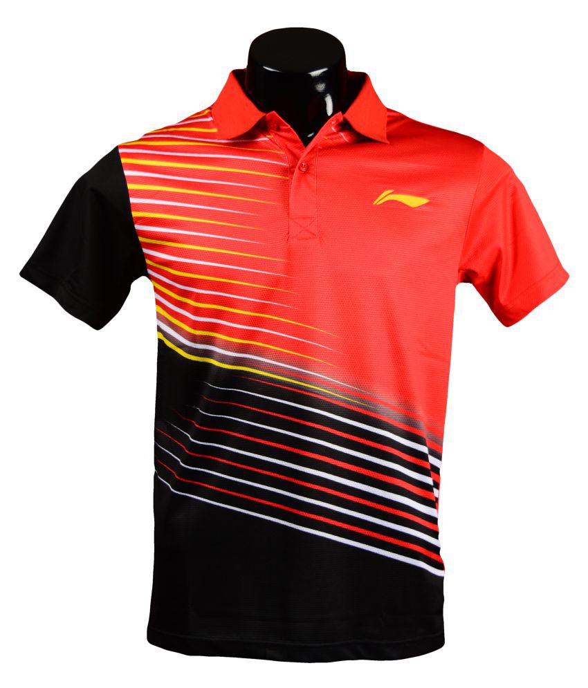 Li-Ning Multicolour T-Shirt: Buy Online at Best Price on Snapdeal