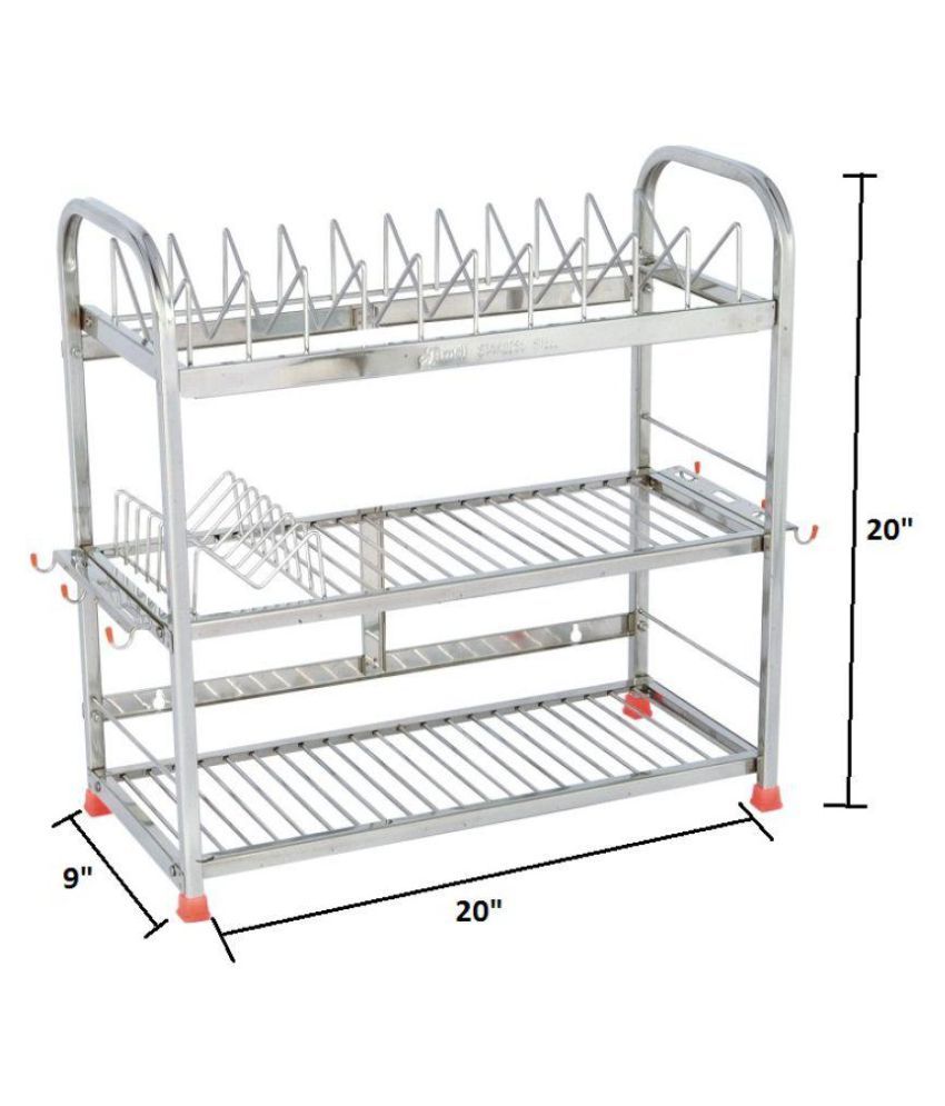 Buy Amol Stainless Steel Utensils Rack Online at Low Price in India