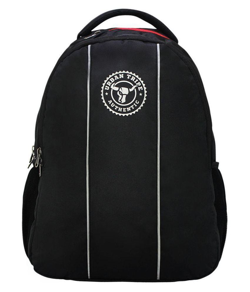 urban tribe black laptop backpack