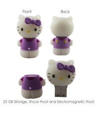 Probus Hello Kitty 32GB USB 2.0 Fancy Pendrive Multicolor