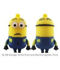 Probus Minion 2 eye Sad 32GB USB 2.0 Fancy Pendrive Multicolor