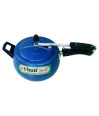 Virat Blue Curve 5.5 Ltrs Aluminium InnerLid Pressure Cooker