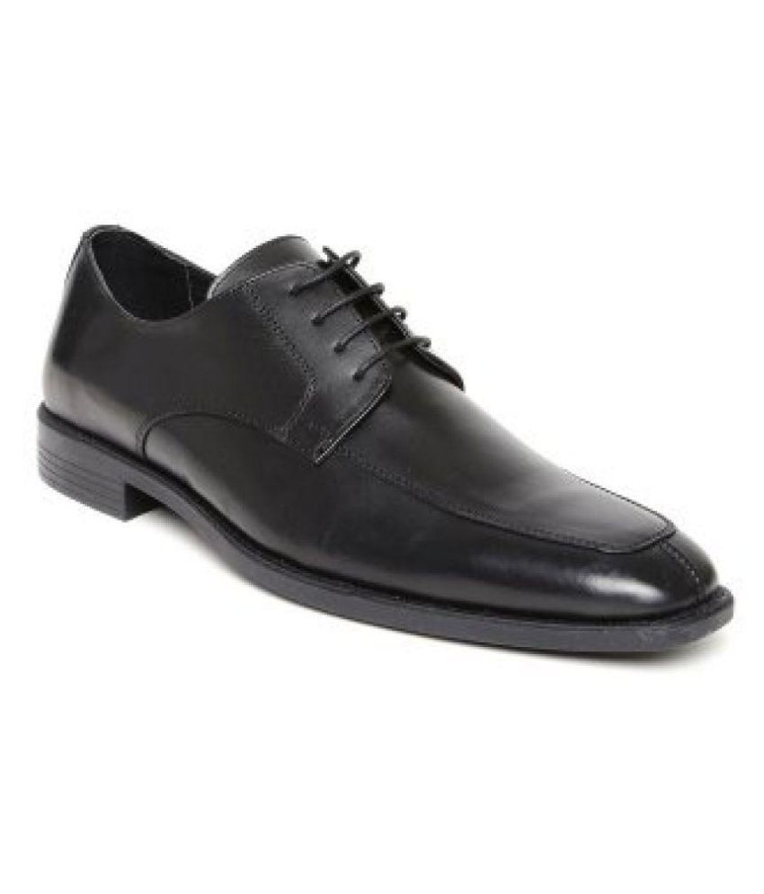 Van Heusen Black Formal Shoes Price in India- Buy Van Heusen Black ...