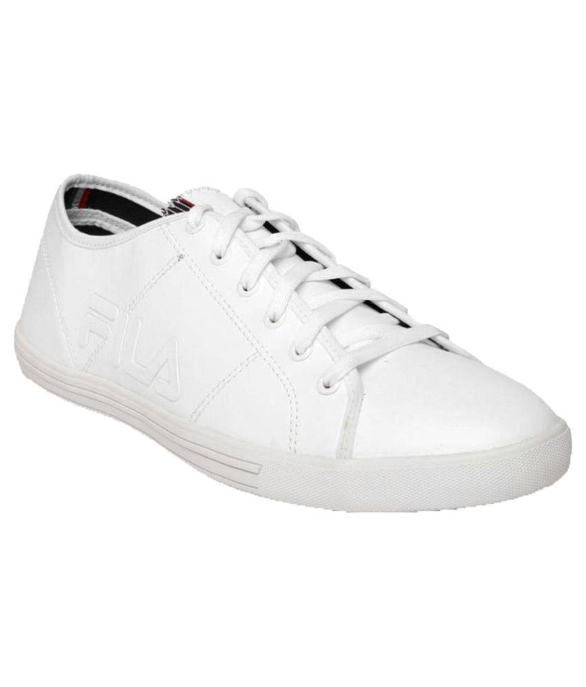 fila white shoes india