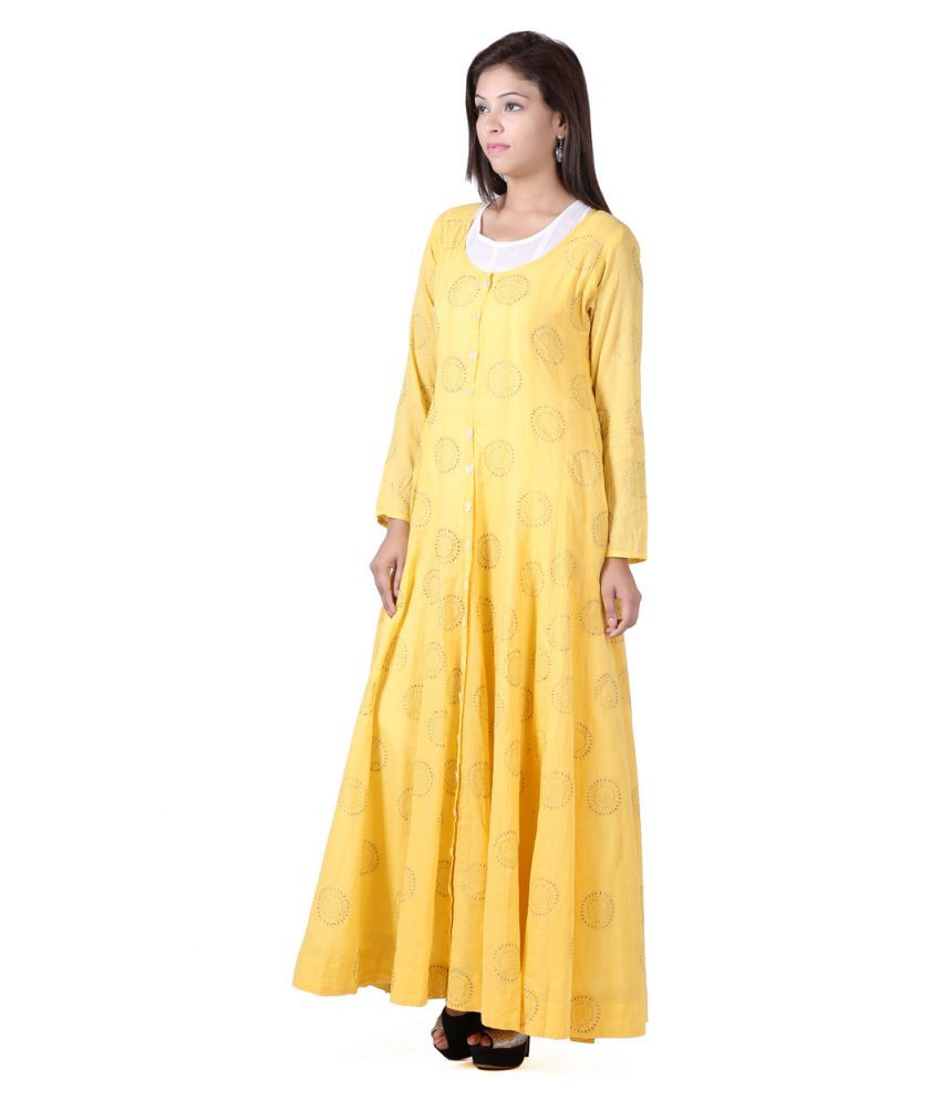 cotton gown long