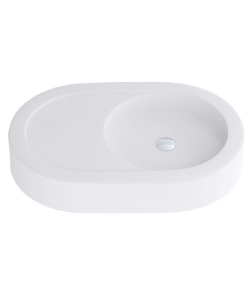Buy Hindware White Ceramic Over Counter Wash Basins Online at Low Price