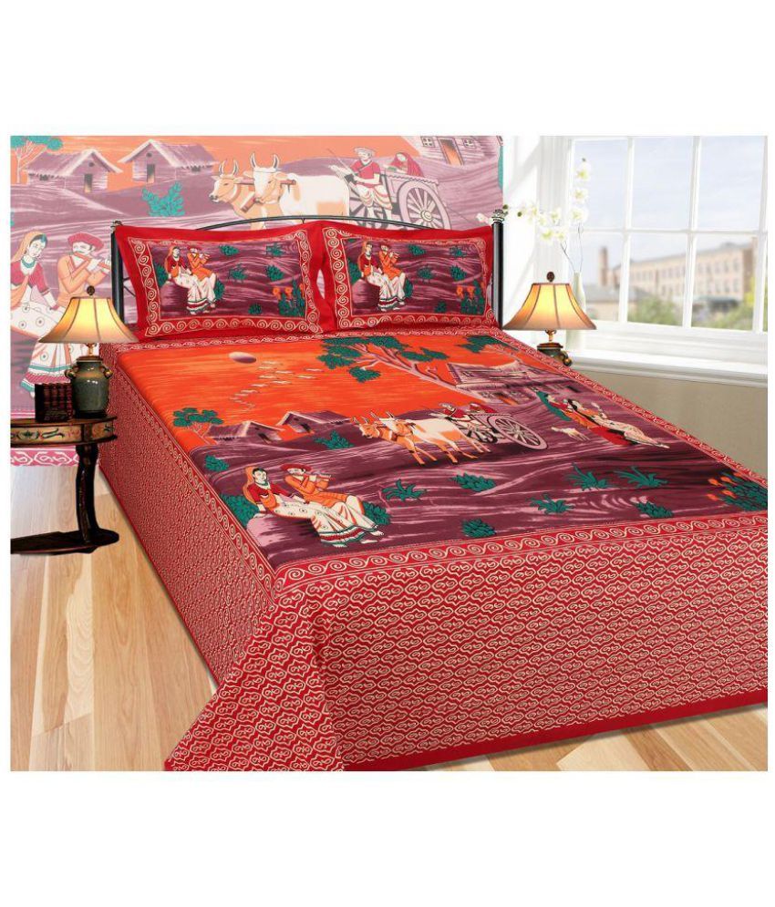 Panipat Textile Hub Double Cotton Multi Printed Bed Sheet - Buy Panipat Textile Hub Double 