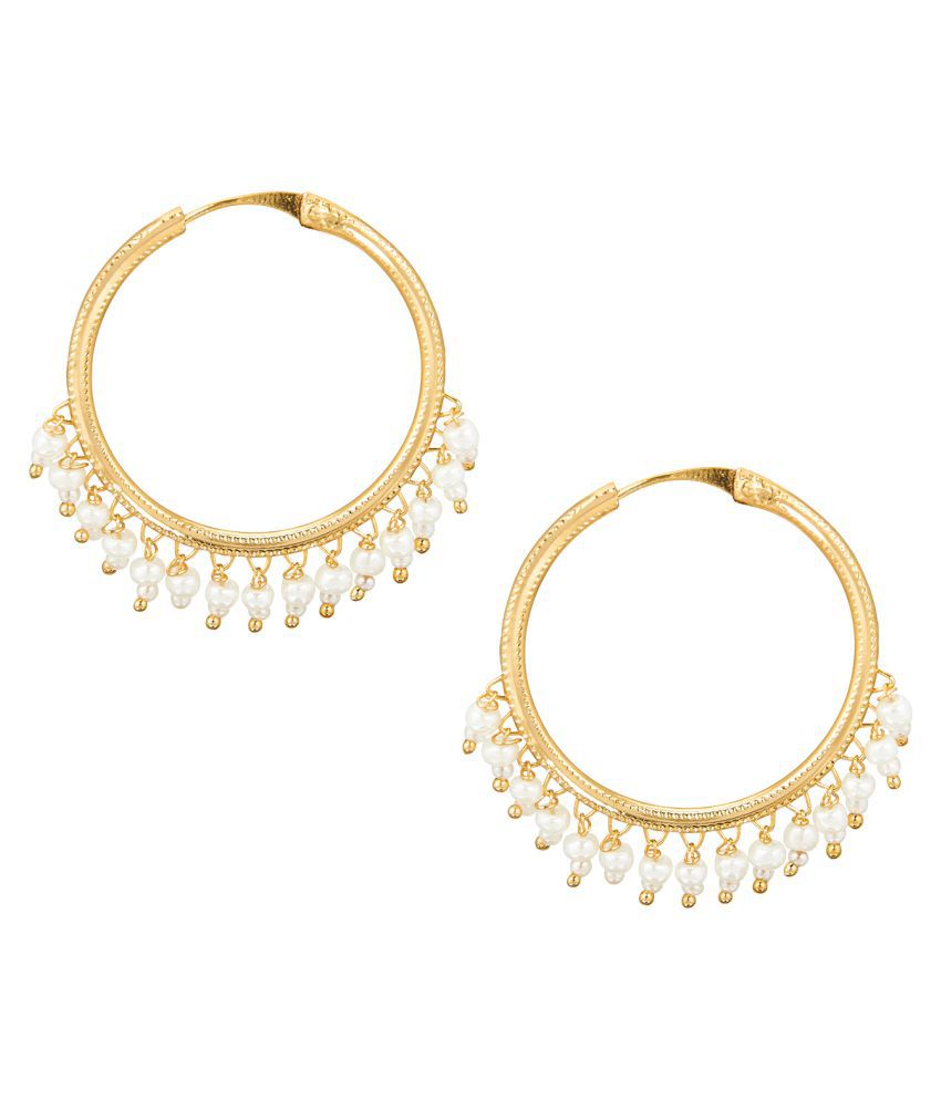 Shining Jewel Golden Chandeliers Earrings - Buy Shining Jewel Golden ...