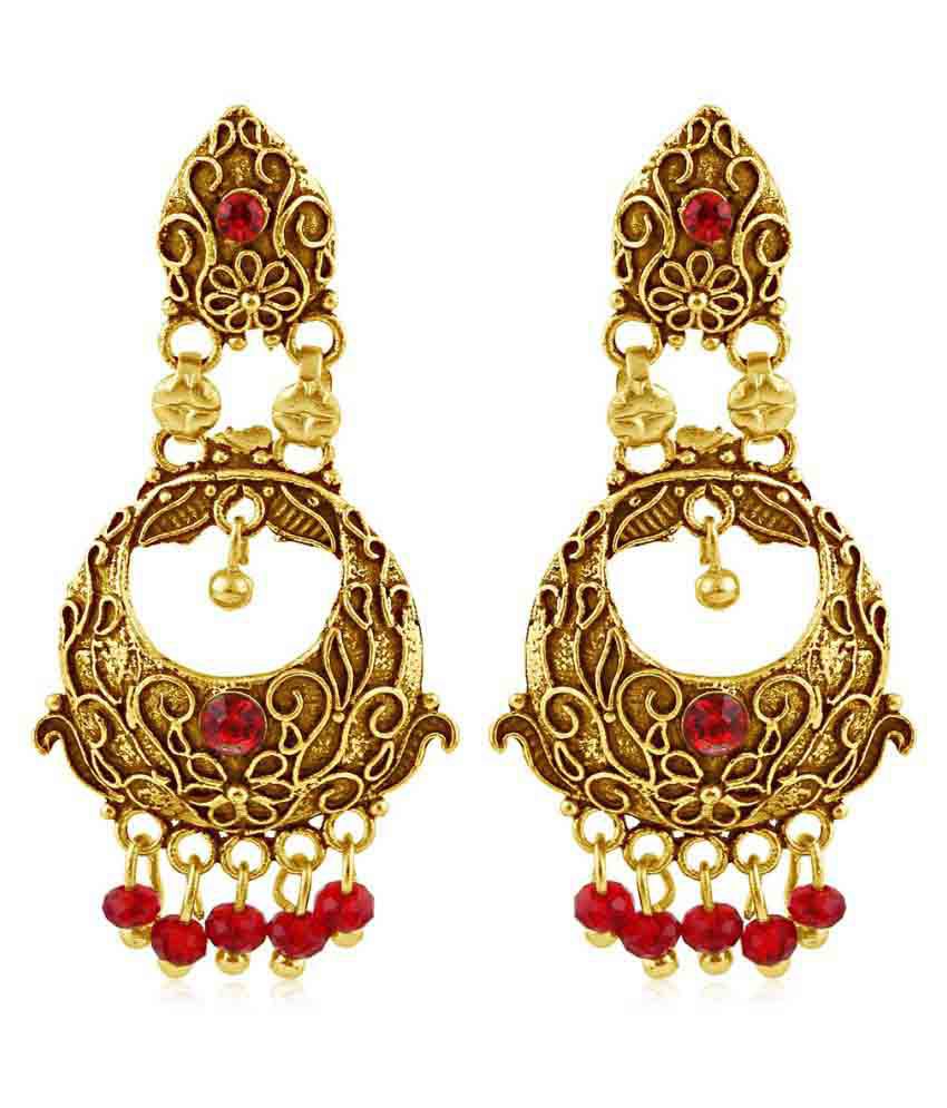 Sukkhi Gold Plated Chandeliers Earrings For Women - Buy Sukkhi Gold ...