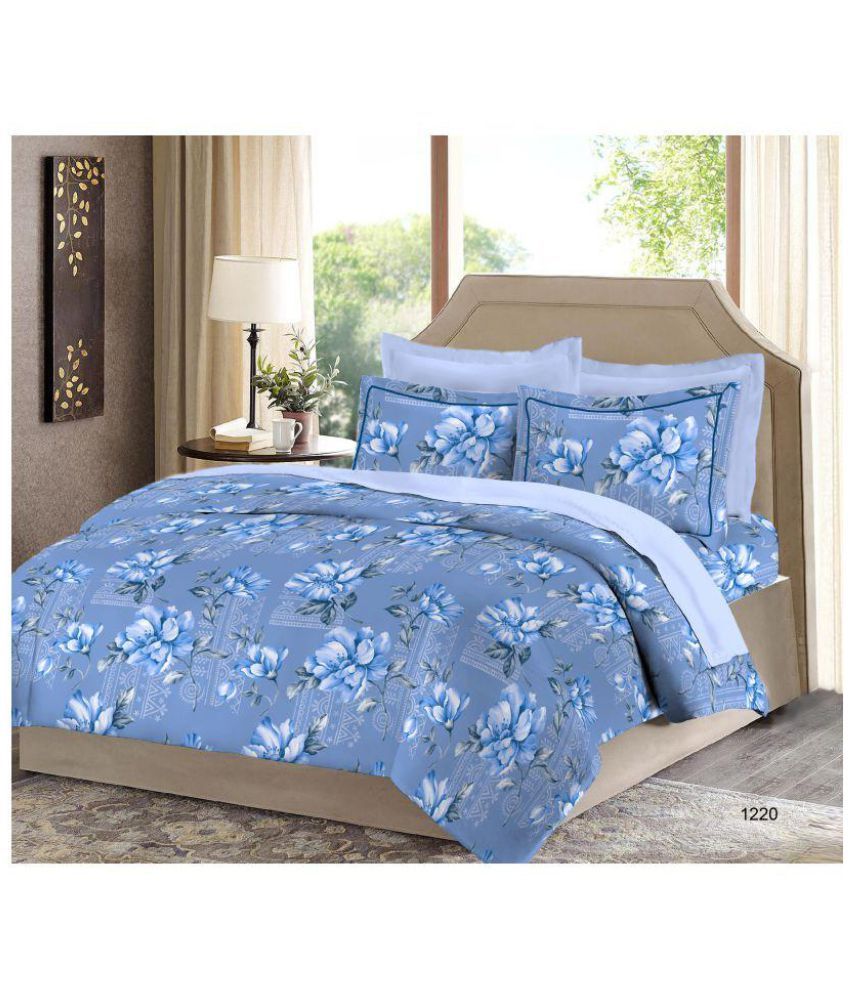 Bombay Dyeing King Cotton Multicolor Bed Sheet - Buy Bombay Dyeing King