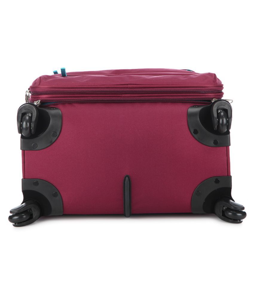 American Tourister Velocity Pink 4 Wheel Soft Luggage-Size: Large - Buy ...