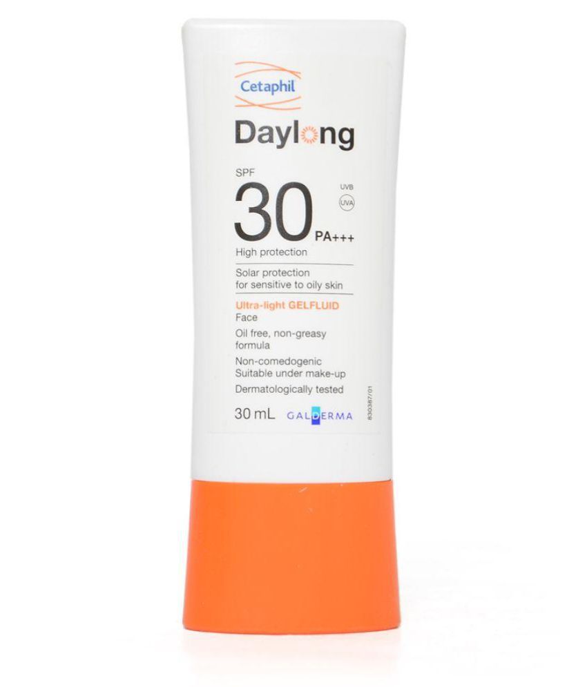 cetaphil daylong face gel fluid spf30