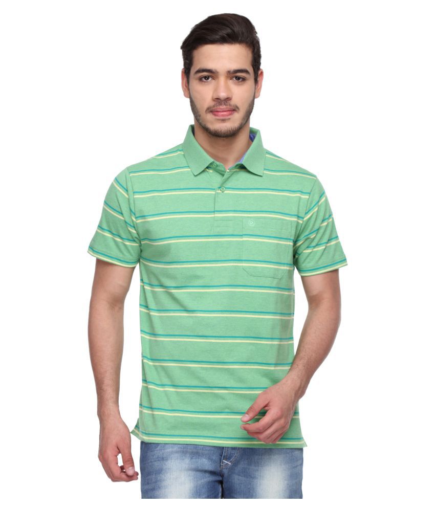 Download Classic Polo Green Regular Fit Polo T Shirt - Buy Classic ...