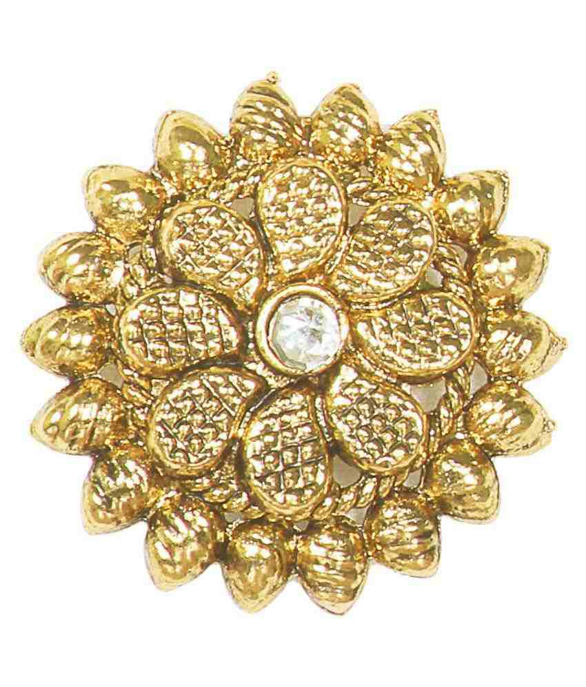 Jewels Gold Golden Colour Stud Earrings - Buy Jewels Gold Golden Colour ...