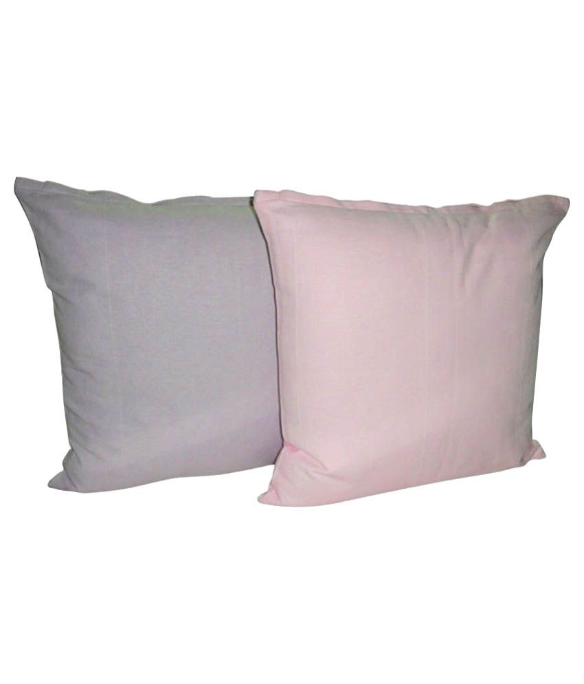 Home Colors Set of 2 Cotton Cushion Covers
