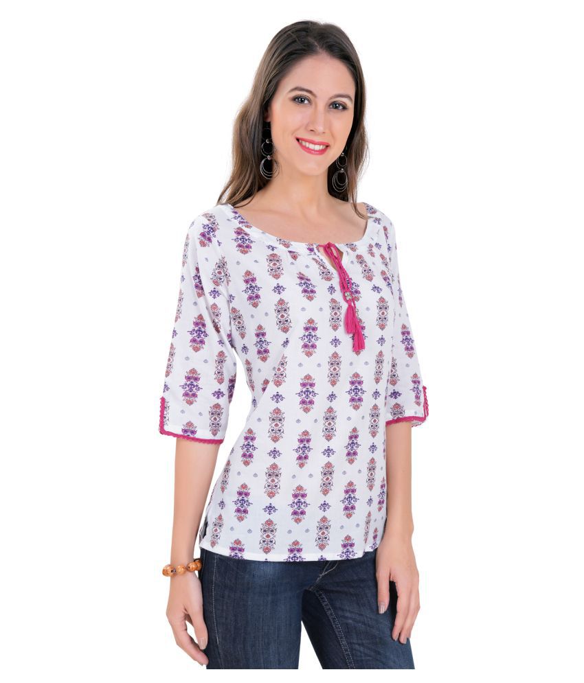 Tantraa Cotton Peasant Tops - Buy Tantraa Cotton Peasant Tops Online at ...