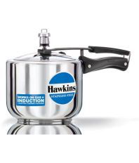 Hawkins Stainless Steel Tall Pressure Cooker, 3 Litres