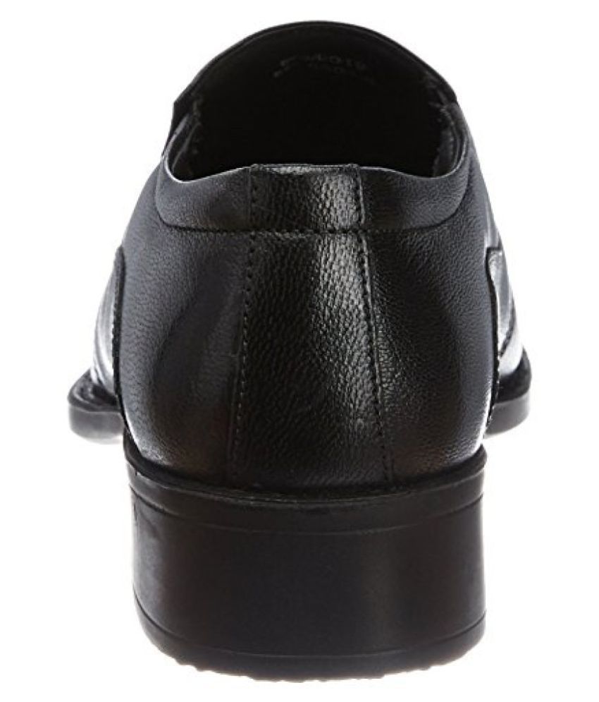 Hush Puppies Mens Hpo2 Flex Black Leather Formal Shoes - 7 UK/India (41 ...