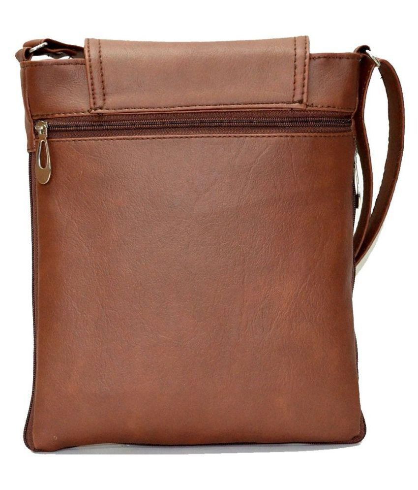 The Maxim Brown P.U. Sling Bag - Buy The Maxim Brown P.U. Sling Bag ...