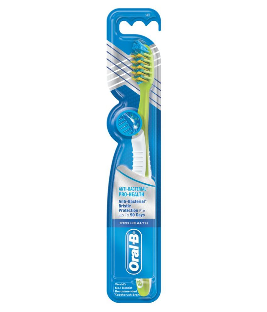 OralB ProHealth AntiBacterial Toothbrush Soft 1 Pc pack Buy OralB