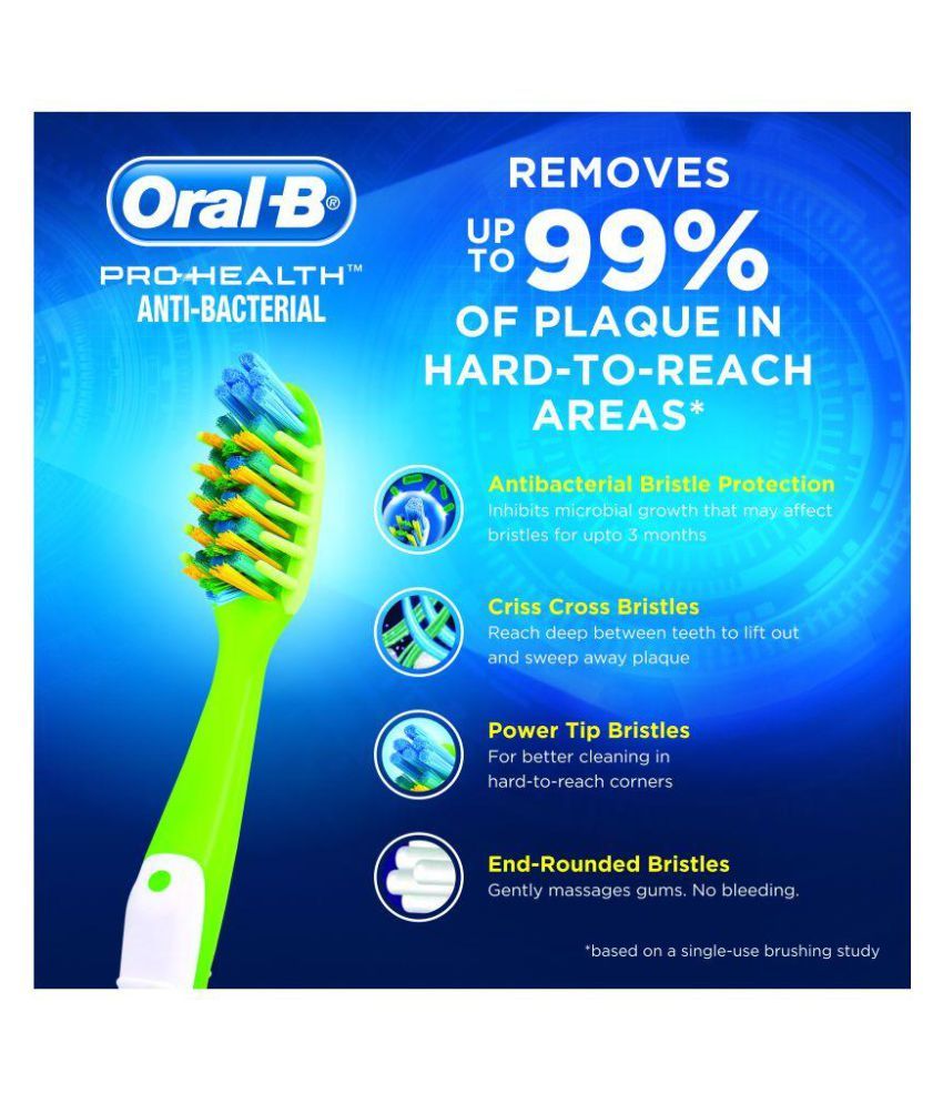 oral b antibacterial toothbrush