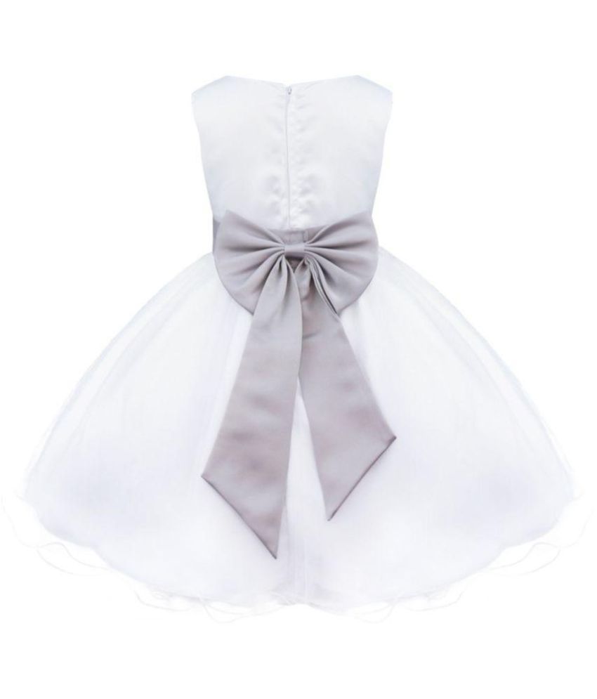 short frock white colour