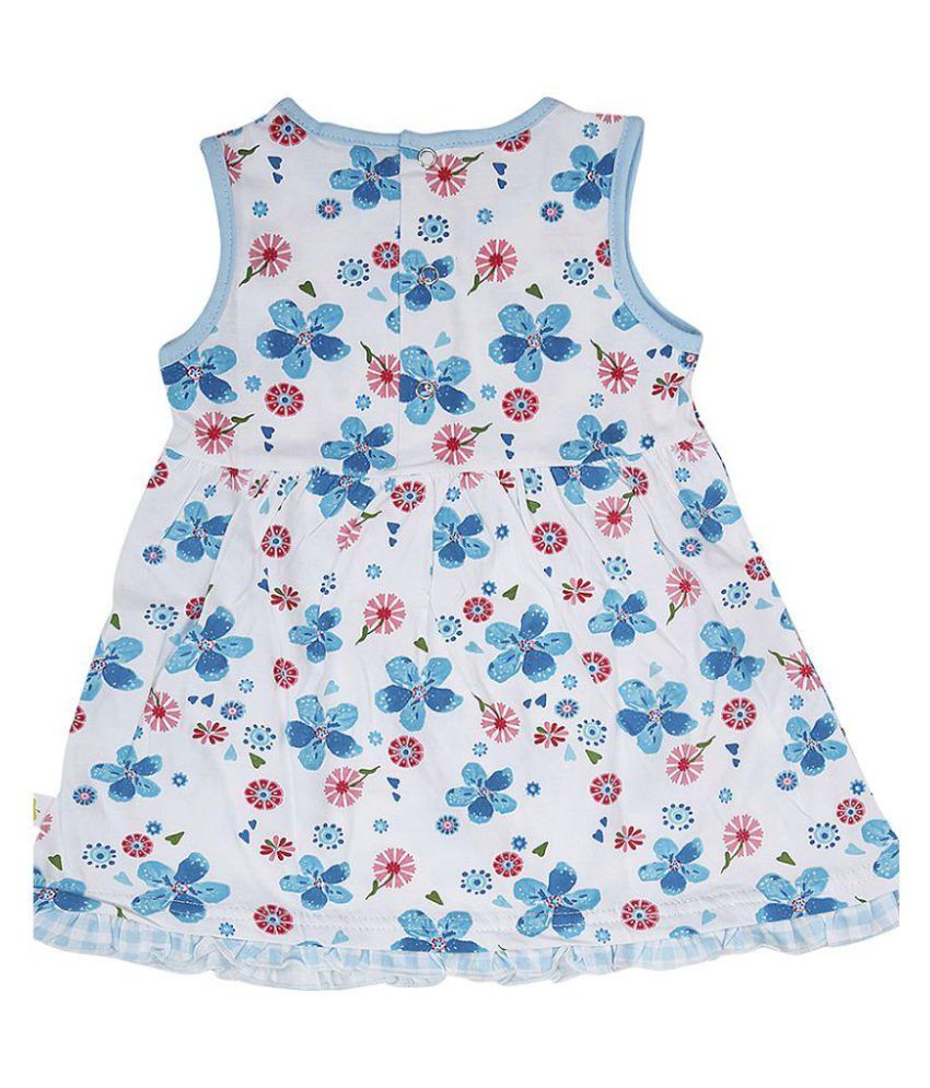 Cucumber Multicolour Cotton Frock - Buy Cucumber Multicolour Cotton ...