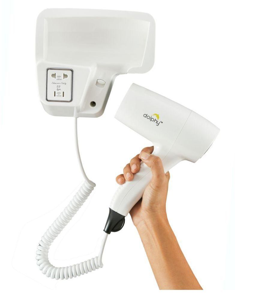 Dolphy Professional Wall mounted Hair Dryer HD003 Hair Dryer ( White