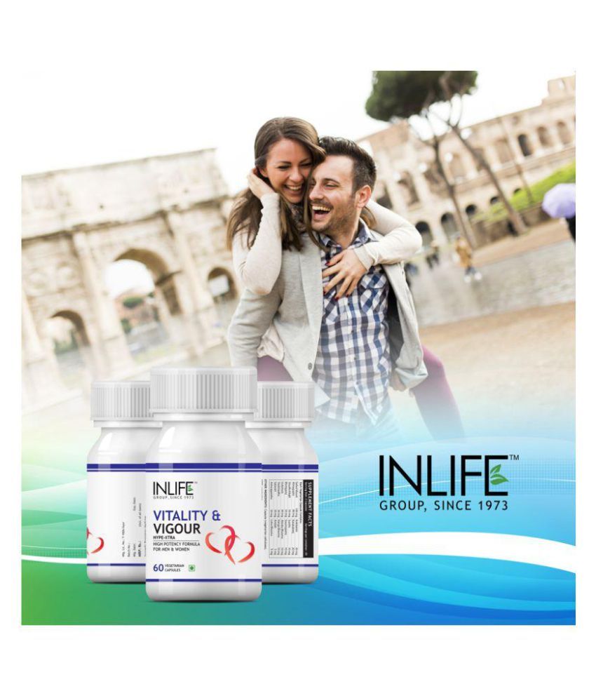Inlife Vitality & Vigour, Herbal Supplement Capsule 60 no.s Buy Inlife